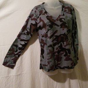 Long sleeve camouflage shirt
